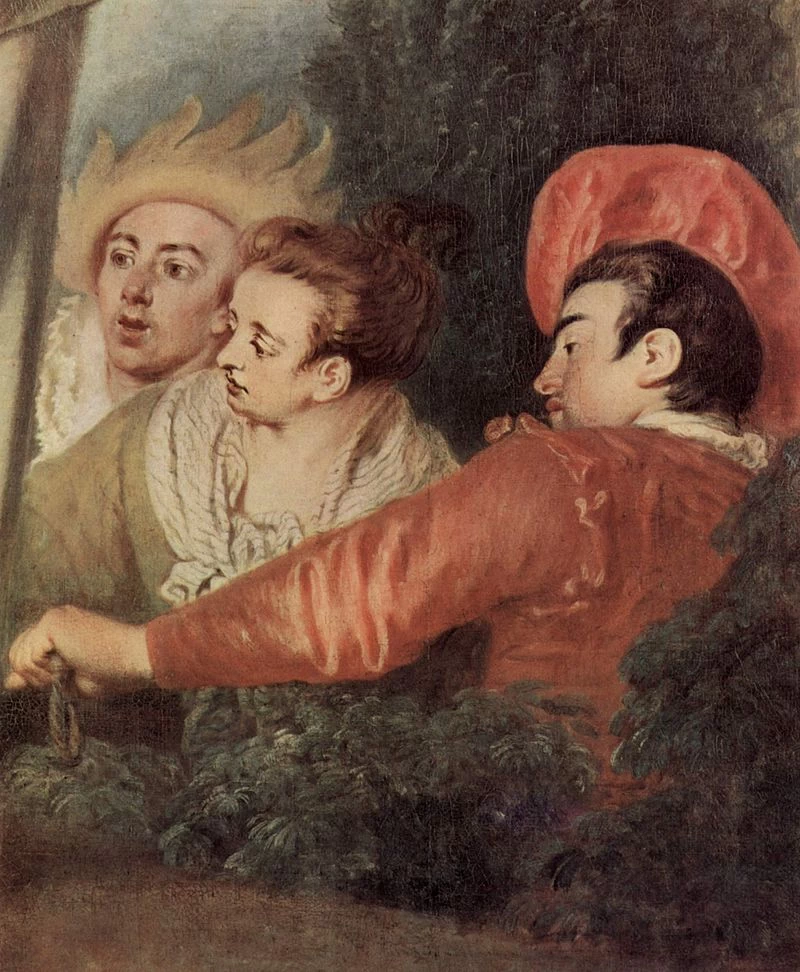 Pierrot, un tempo chiamato Gilles - Louvre, Parigi, dettaglio